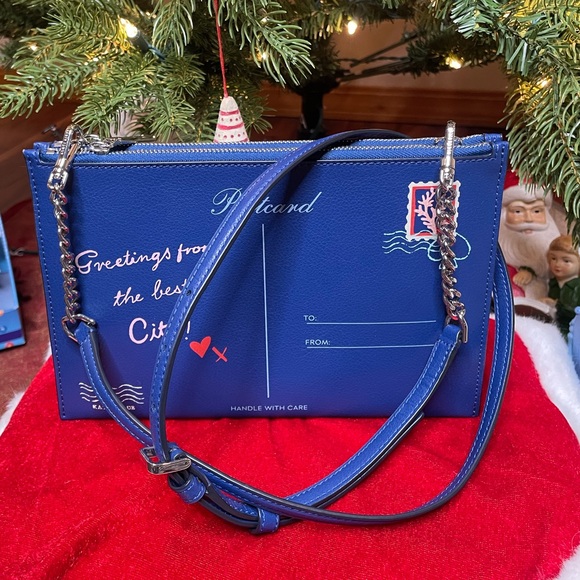 Kate Spade PostCard Novelty Clutch/ Crossbody (NWOT) - Picture 8 of 9